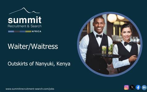 16 Waitress jobs in Kenya .